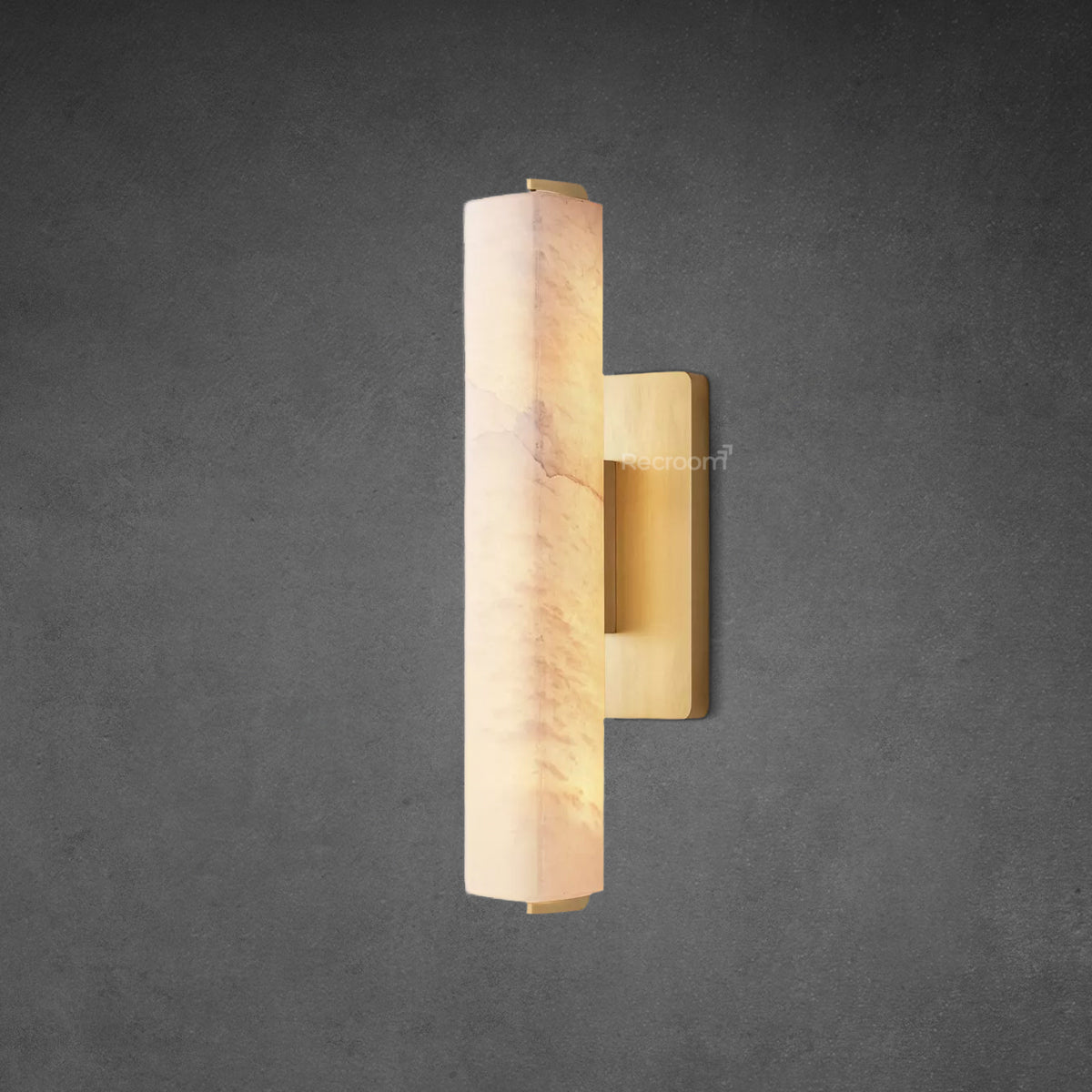 Auduben Alabaster Single Sconce 15" 19" 25"