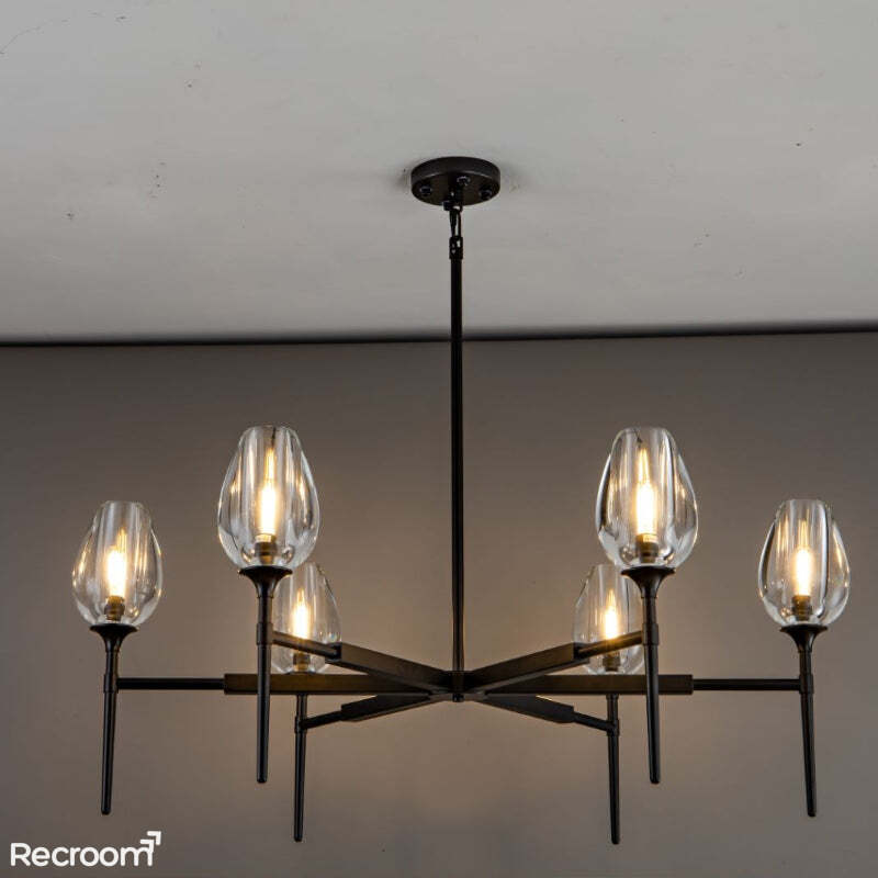 Tuilp Round Chandelier 42"