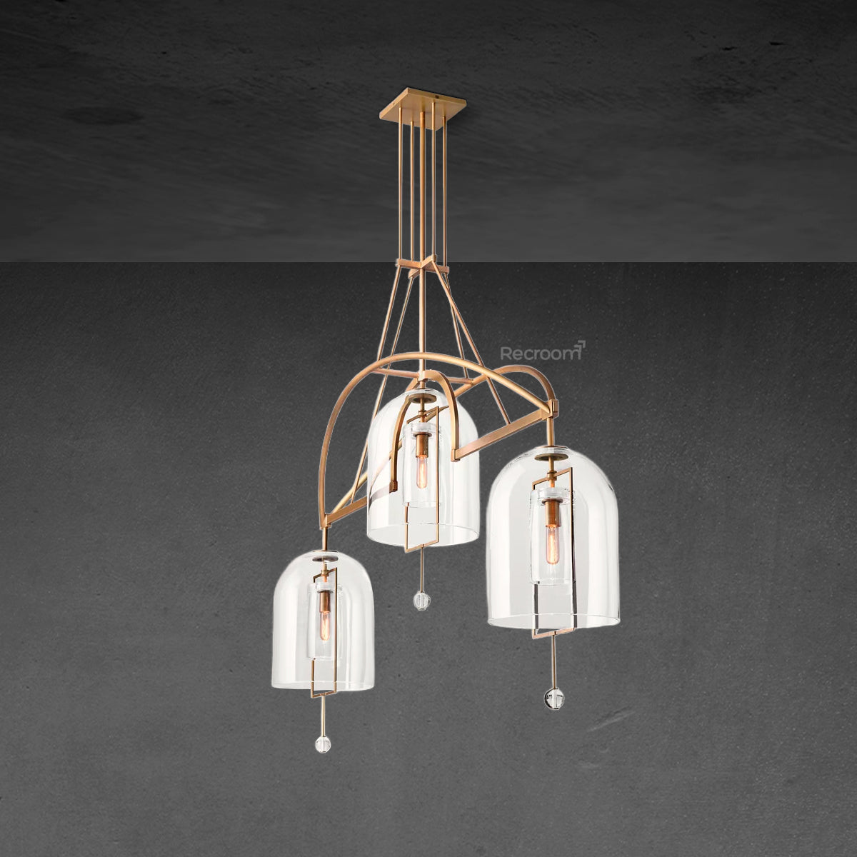 Fulcram Grand Linear Chandelier 61“ 73” 85“