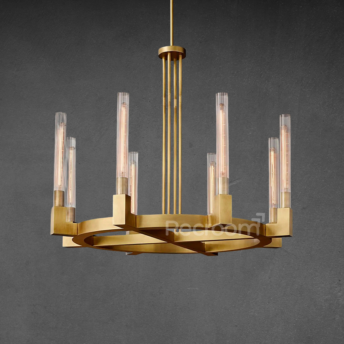 Cannel Round Chandelier 36"