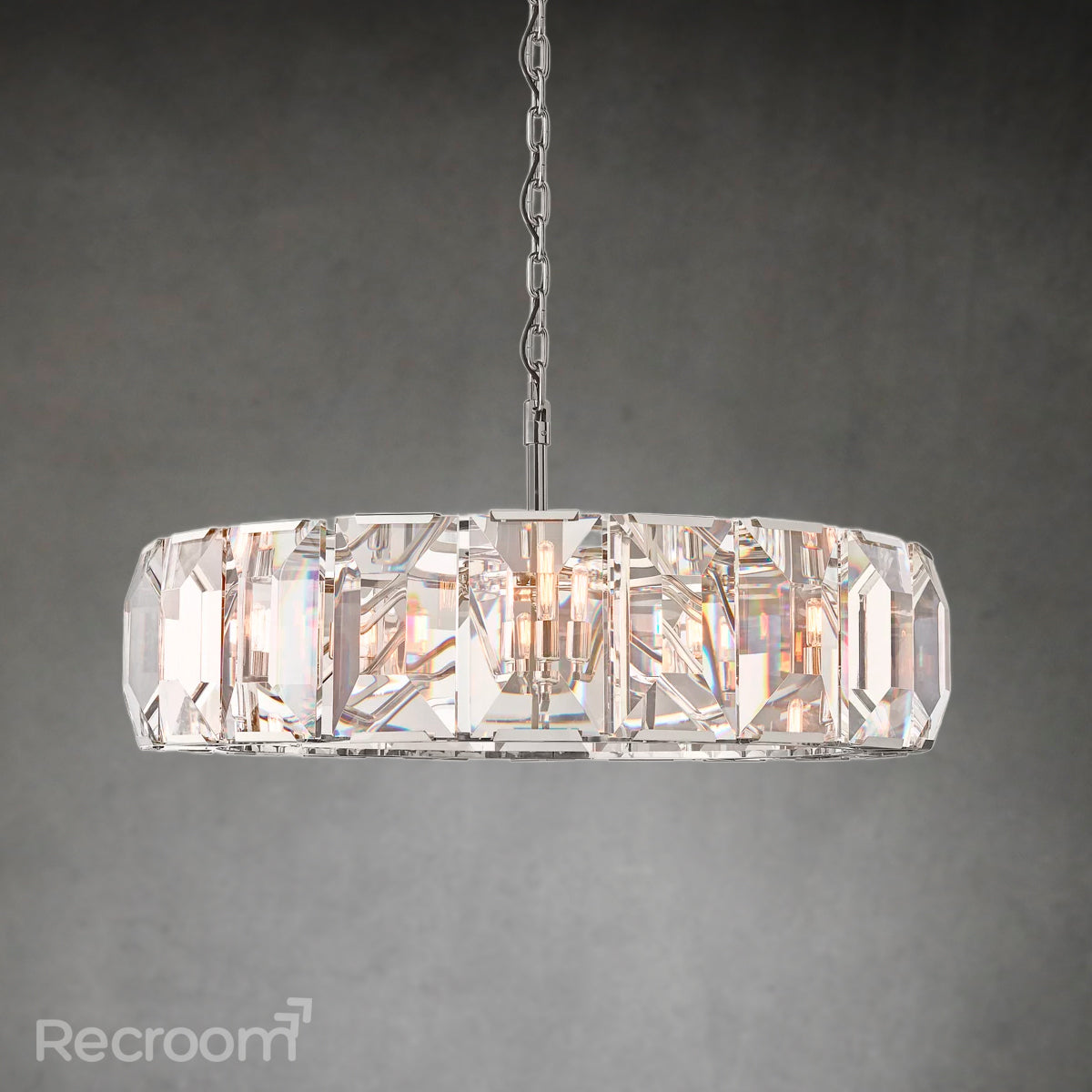 Harllow Multicurve Crystal Round Chandelier 19“ 31” 43“ 60”