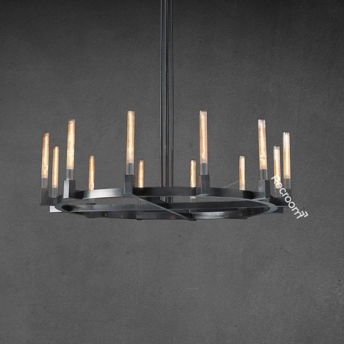 Cannel Round Chandelier 60"