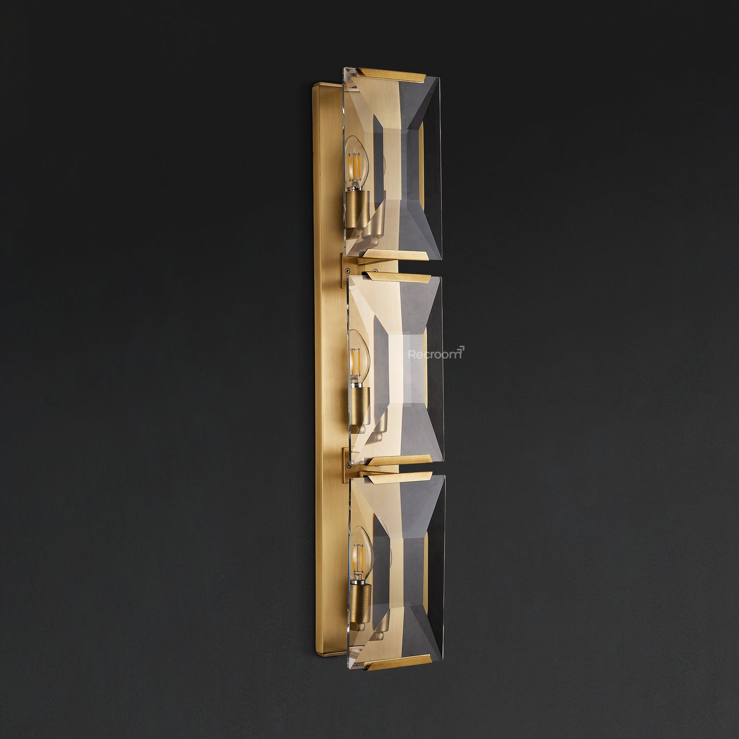 Harllow Crystal Triple Wall Sconce 6“