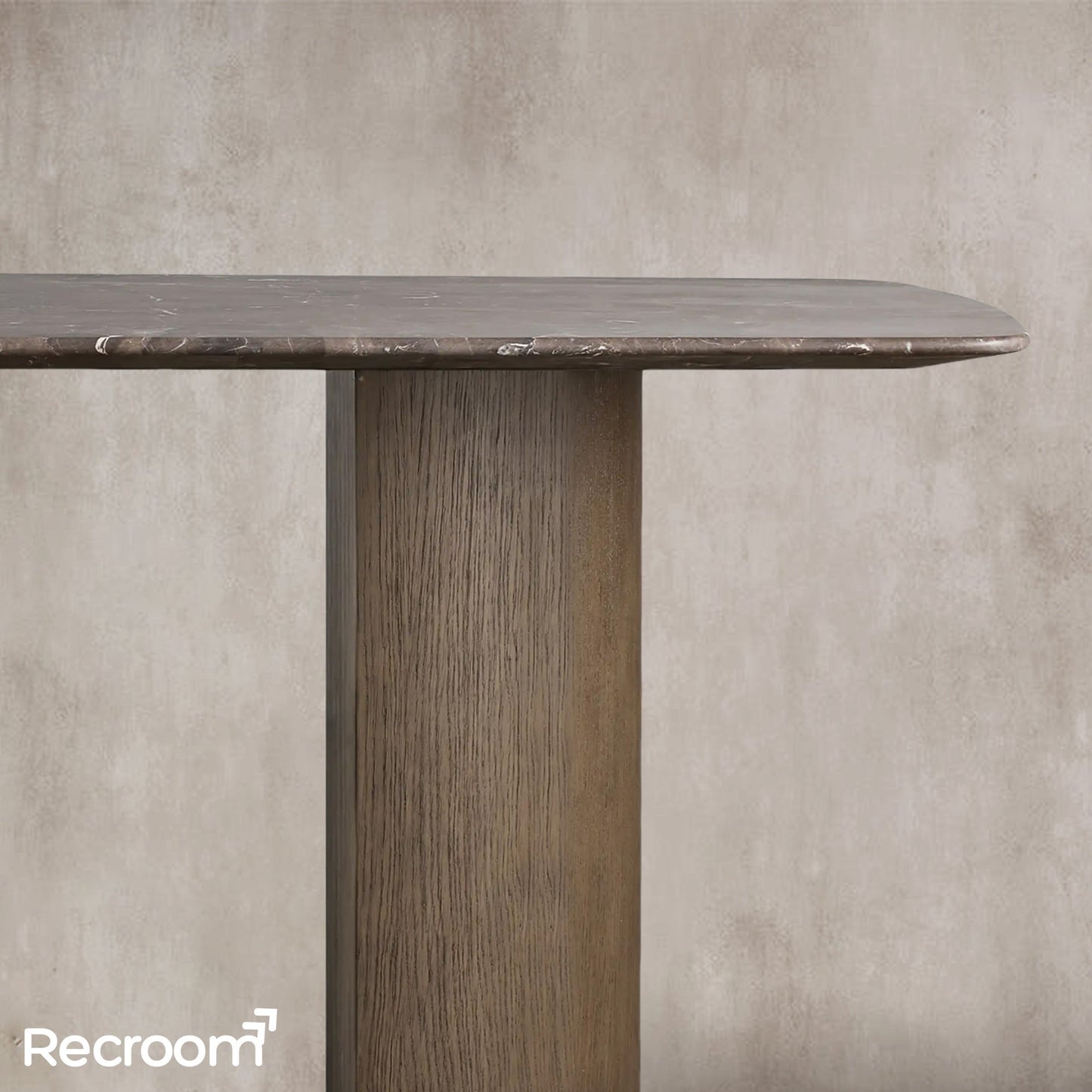 San Germani Stone Dining Table with Dauphine Base