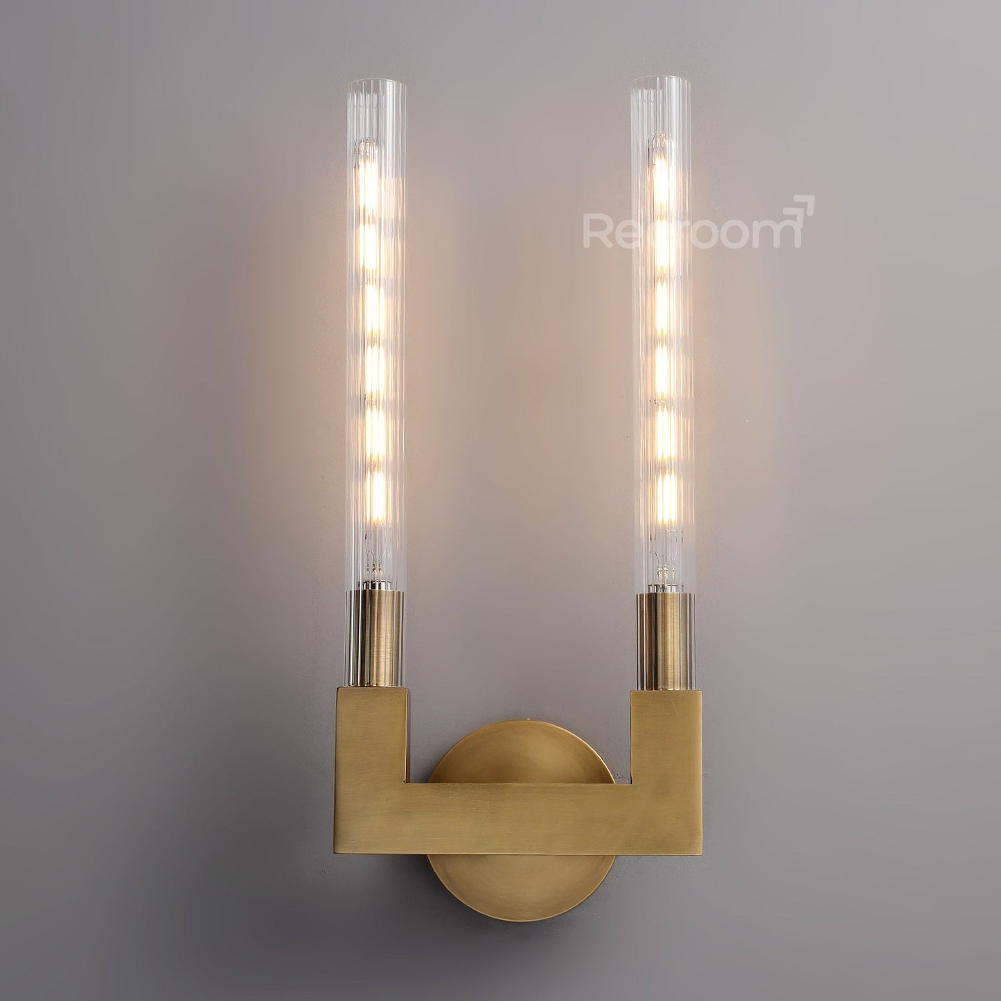 Cannel Double Wall Sconce 9"