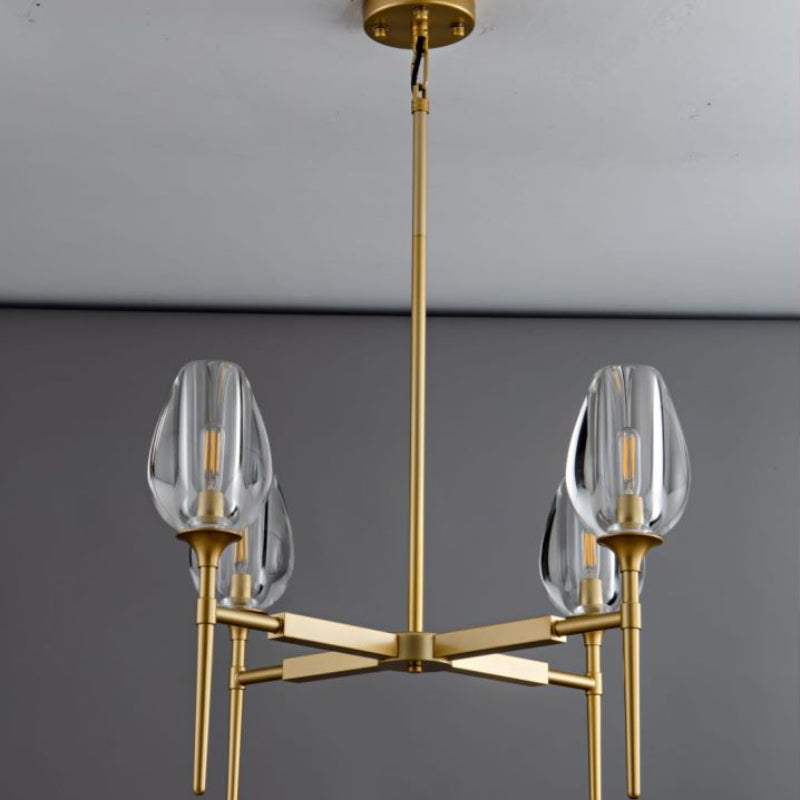 Tuilp Round Chandelier 27"