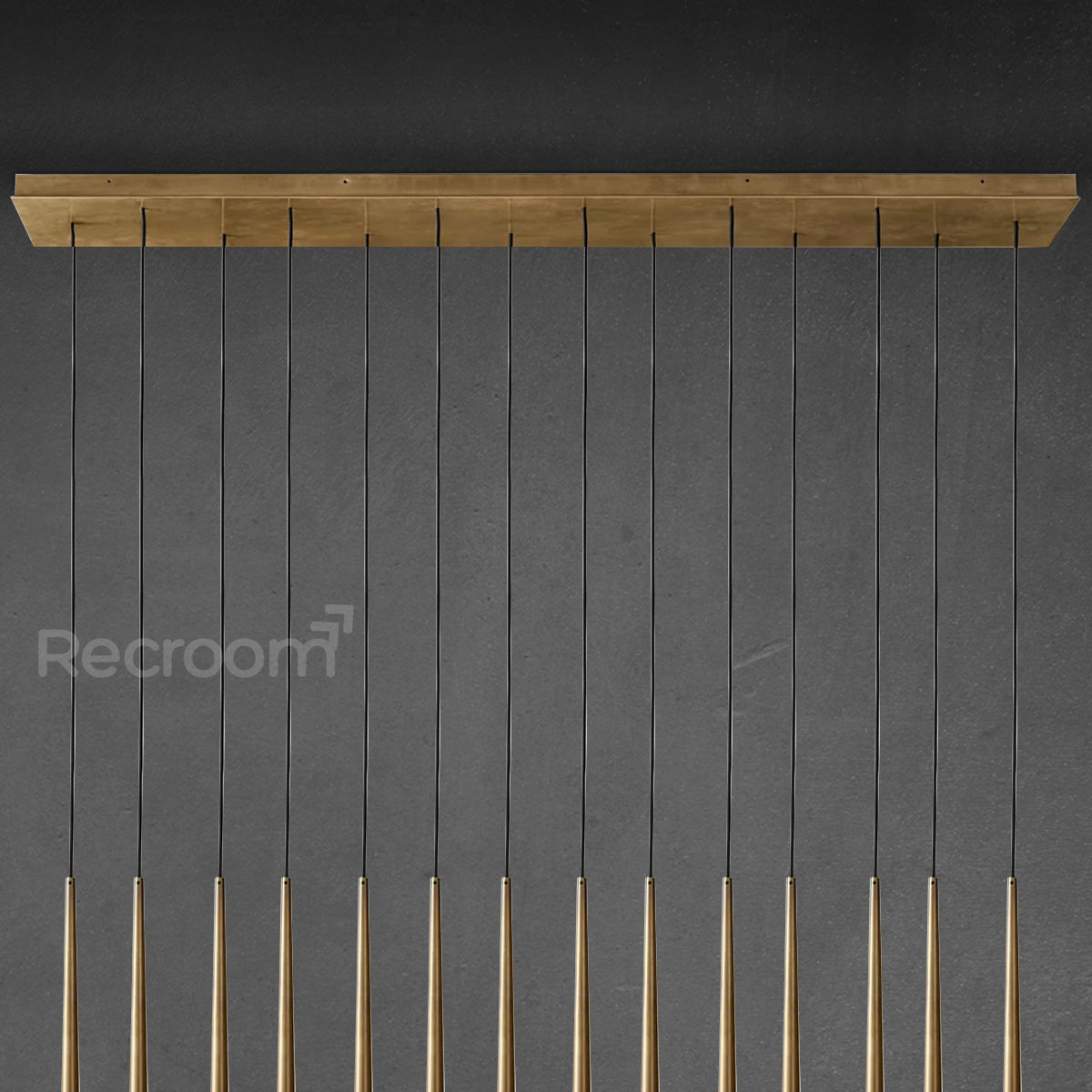 Aquitaines Linear Chandelier 72"