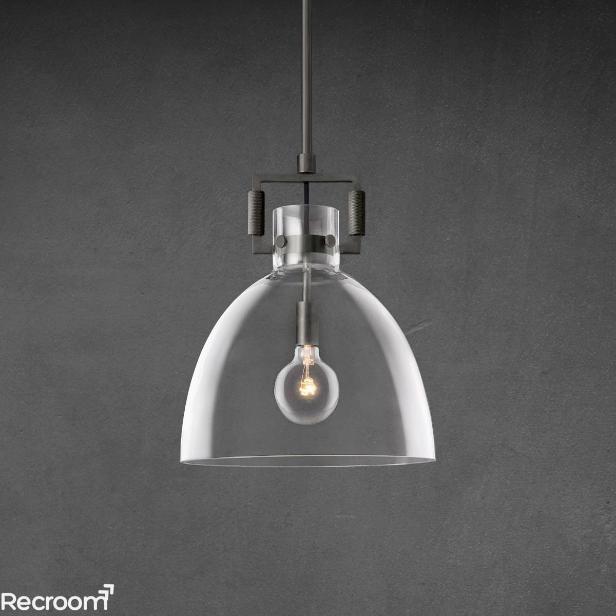 Machenist Glass Cloche Pendant 10" 14" 18"