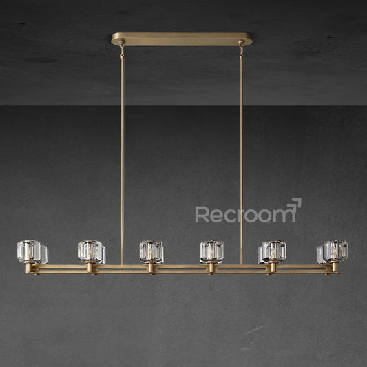 Demarat Double Linear Chandelier 72"