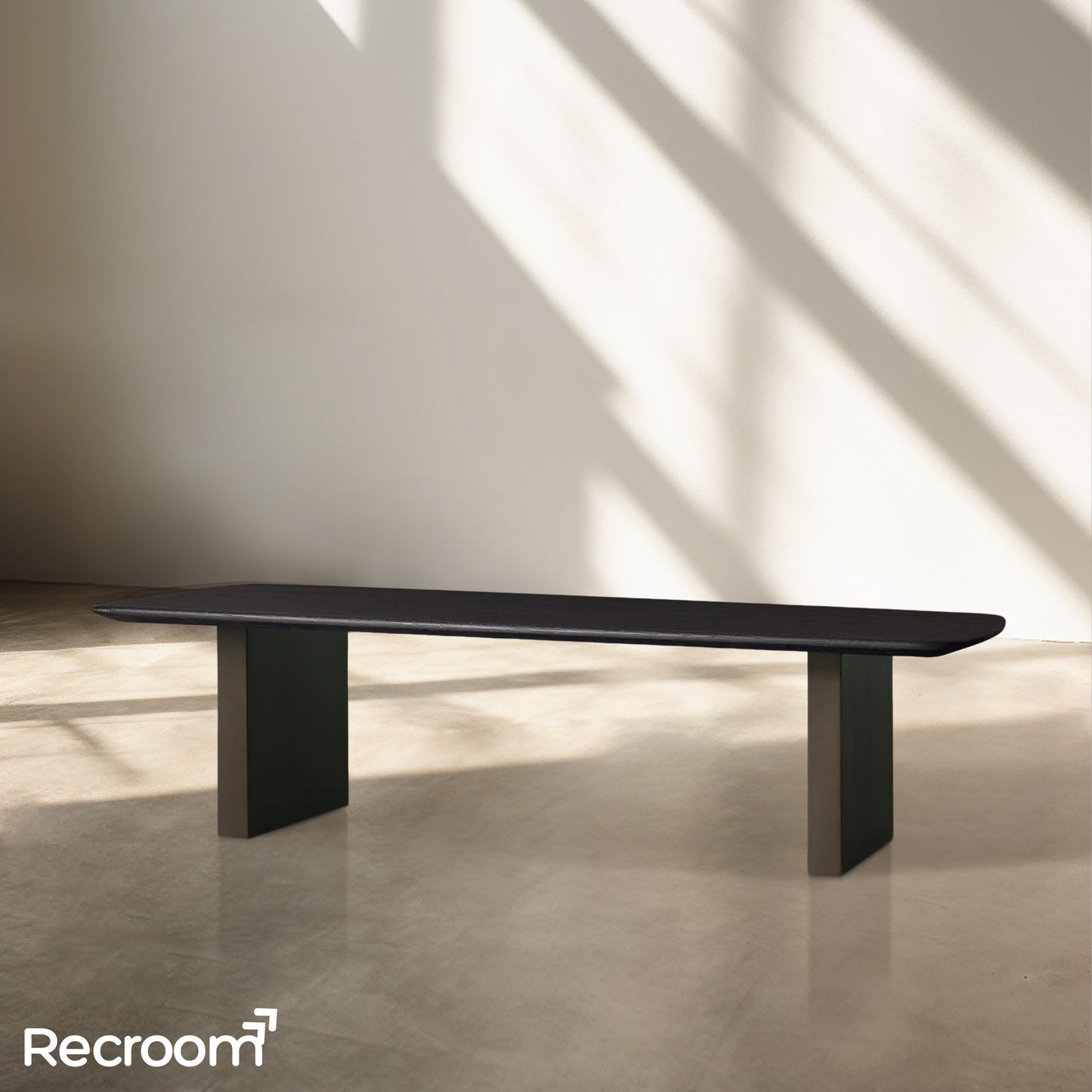 San Germani 72" Wood Coffee Table with Clement Base