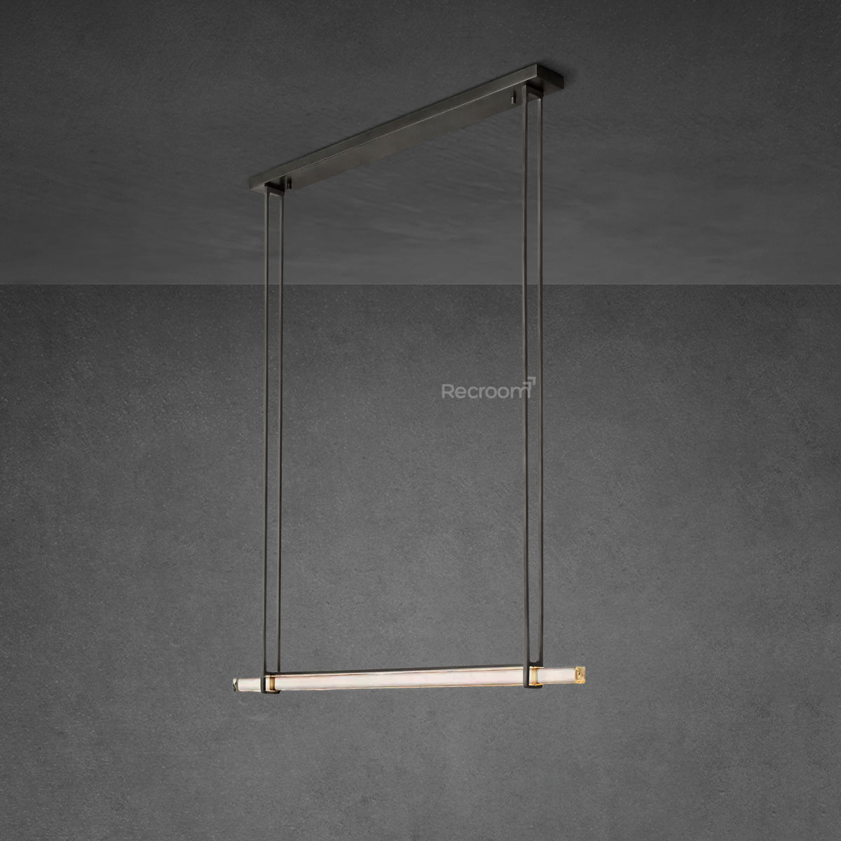 Auduben Crystal Single Bar Linear Chandelier 60"