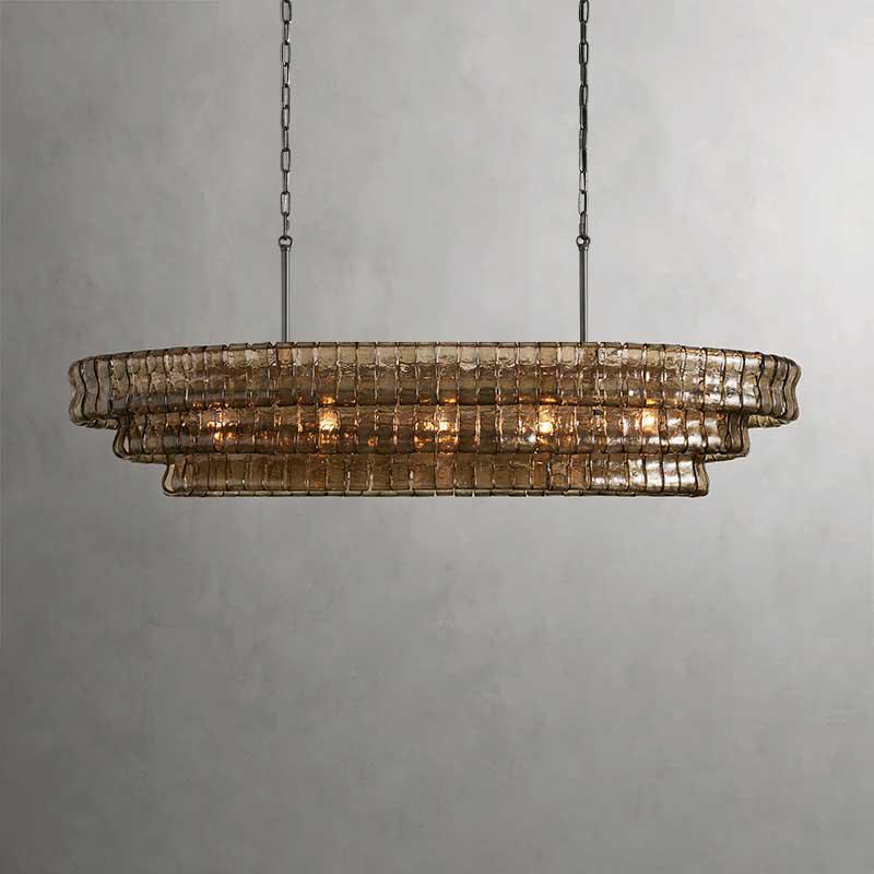 Ghiaccio Oval Chandelier
