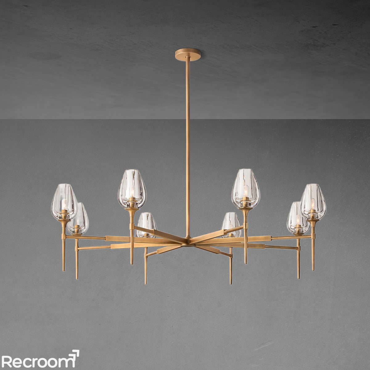 Tuilp Round Chandelier 54"