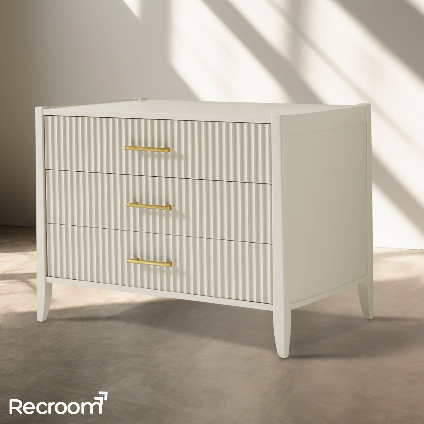 Louisa 3-Drawer Nightstand