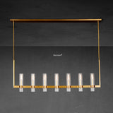 Manory Glass Linear Chandelier 59"