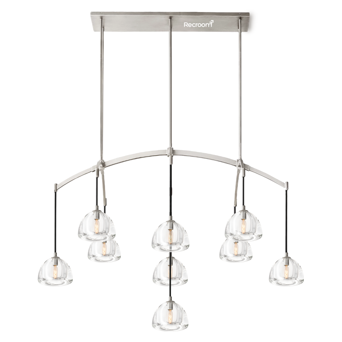 Hemisphero Linear Chandelier 54"