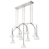 Hemisphero Linear Chandelier 54"
