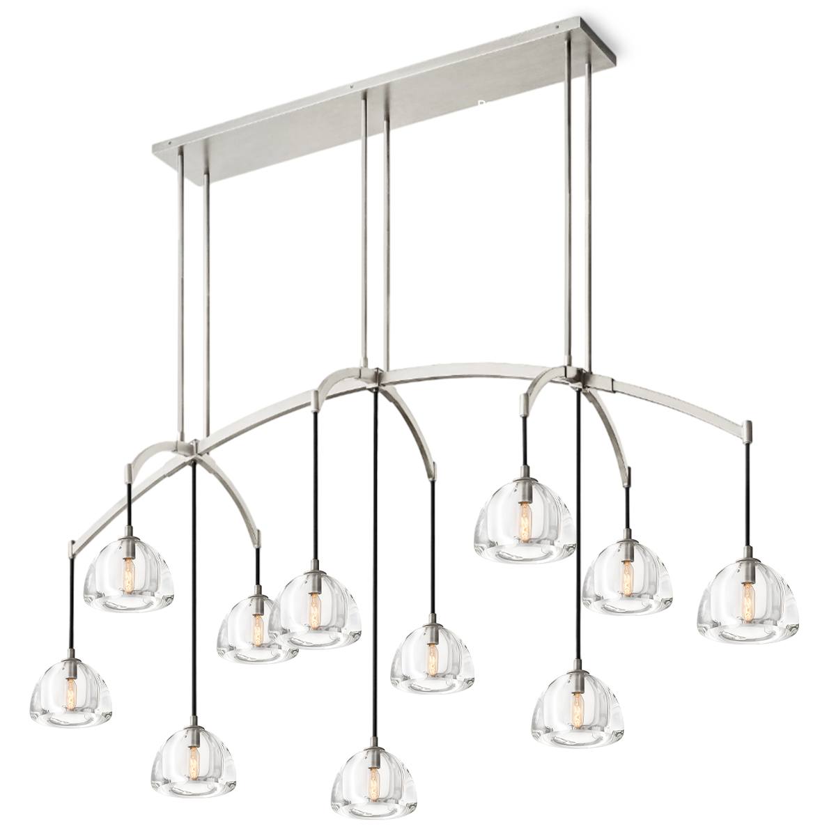 Hemisphero Linear Chandelier 72"