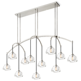 Hemisphero Linear Chandelier 72"