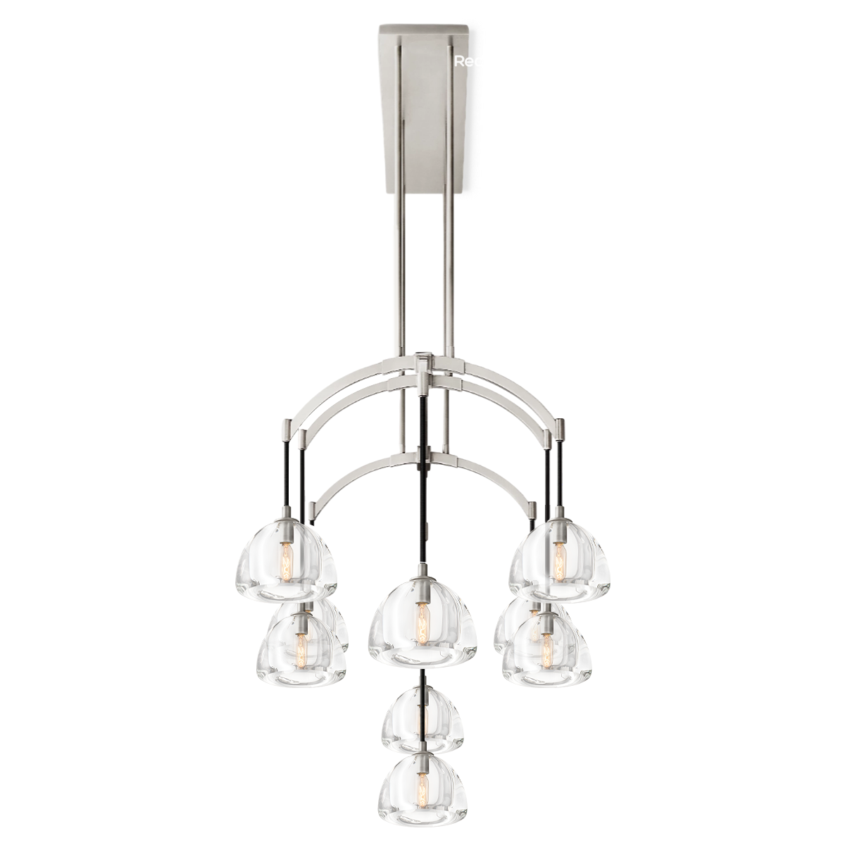 Hemisphero Linear Chandelier 54"