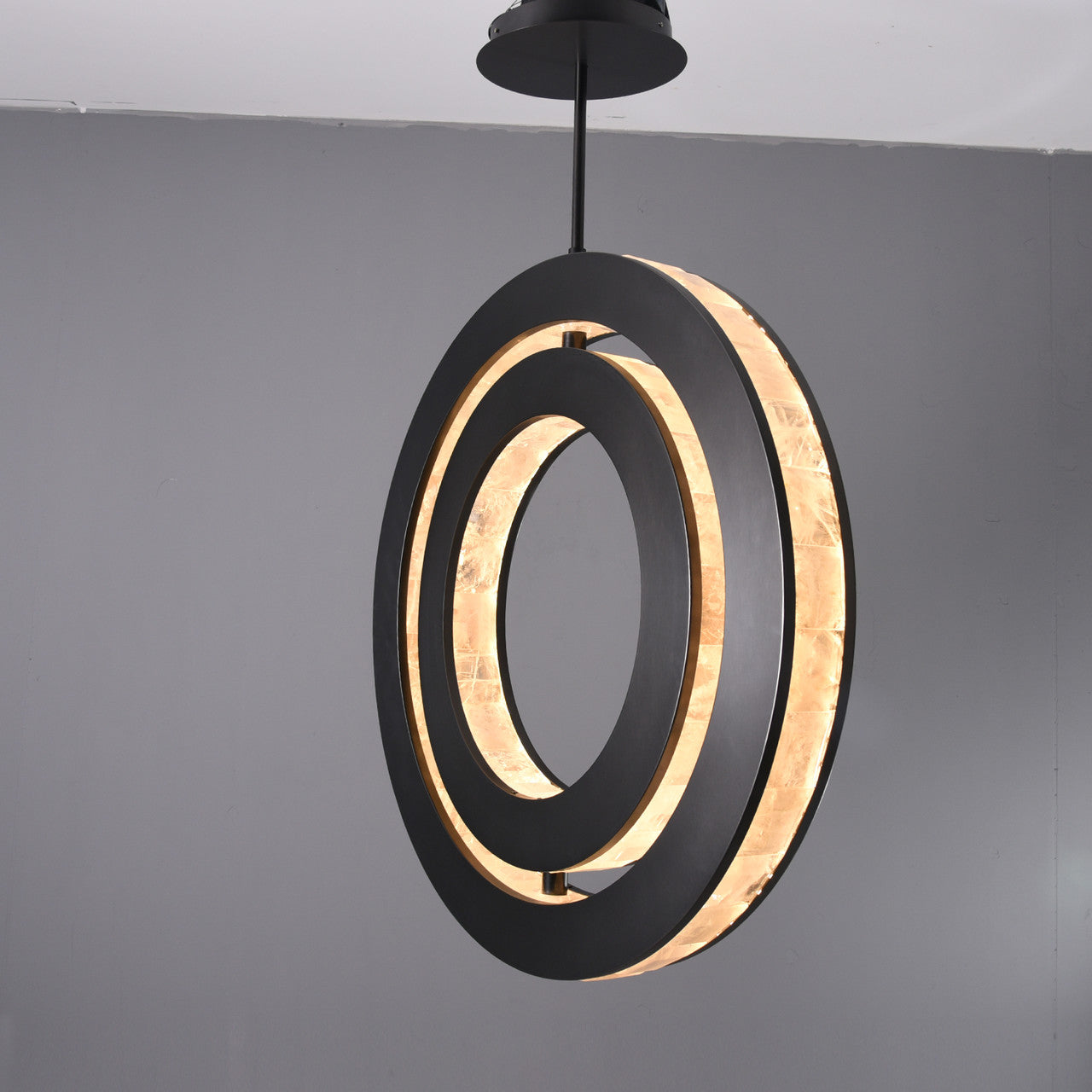 Rolantis Rock Crystal Pendant Bronze