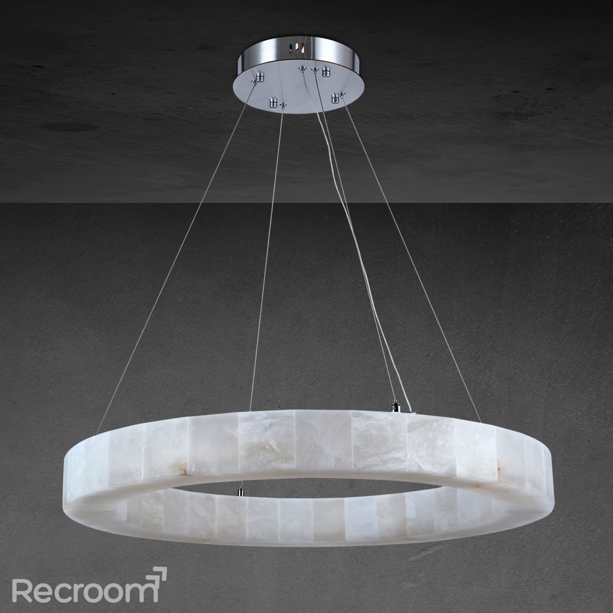 Rivager Lueur Round Chandelier 31"