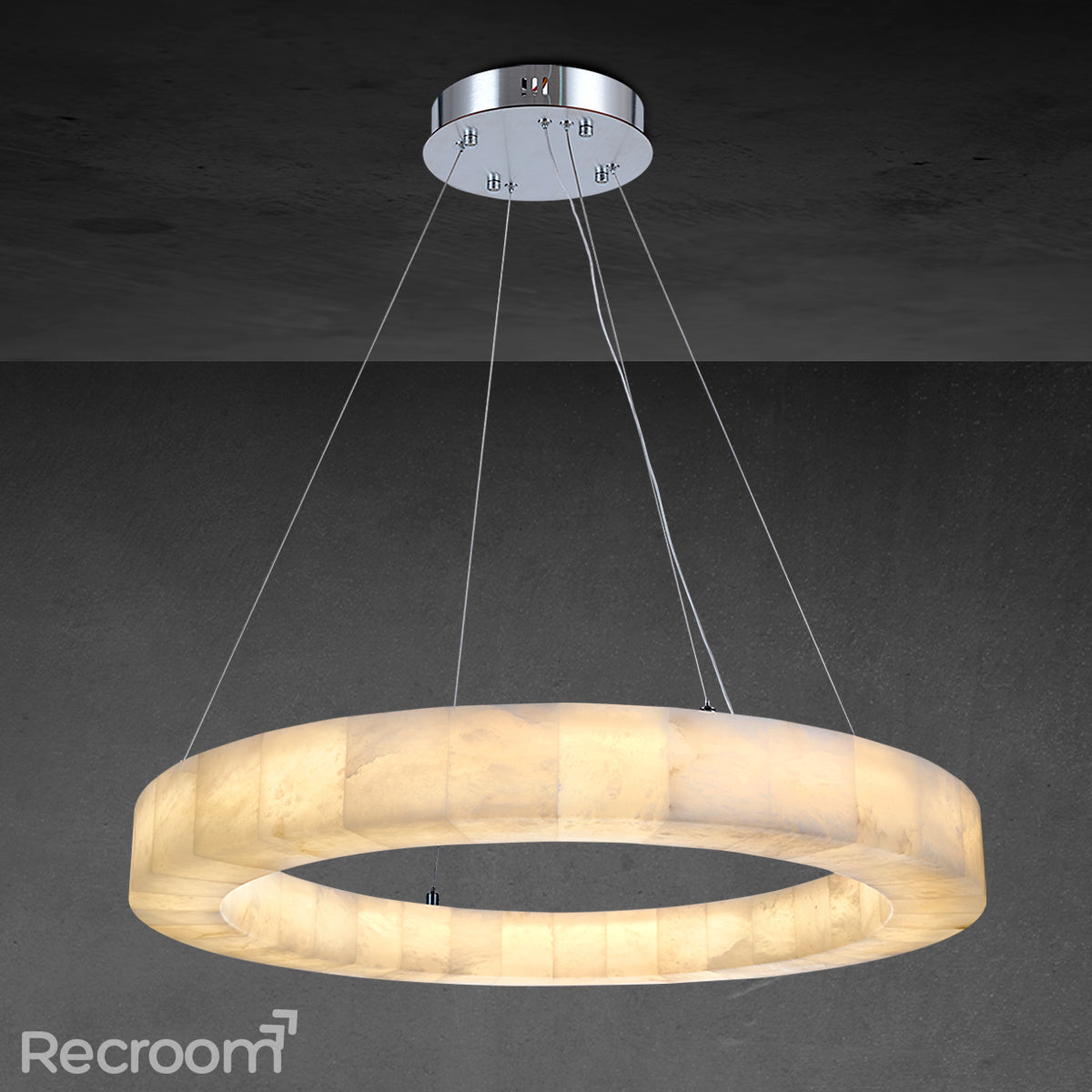 Rivager Lueur Round Chandelier 31"