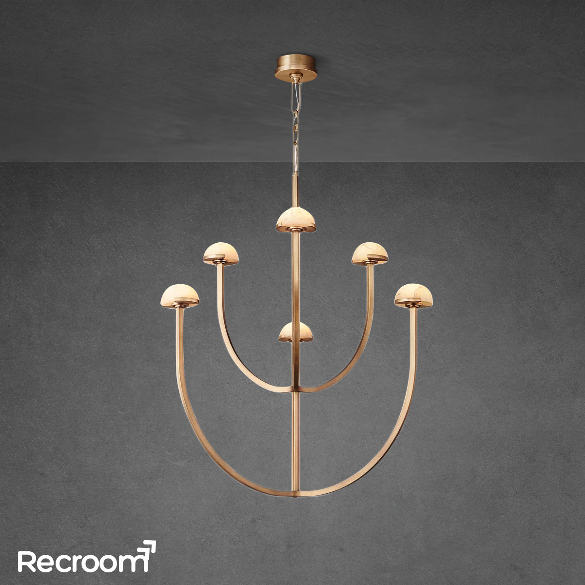 Pedra Round Chandelier 32"