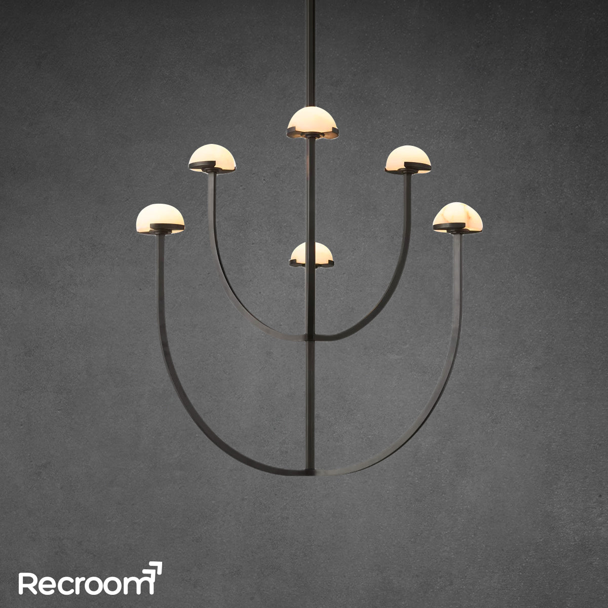 Pedra Round Chandelier 32"