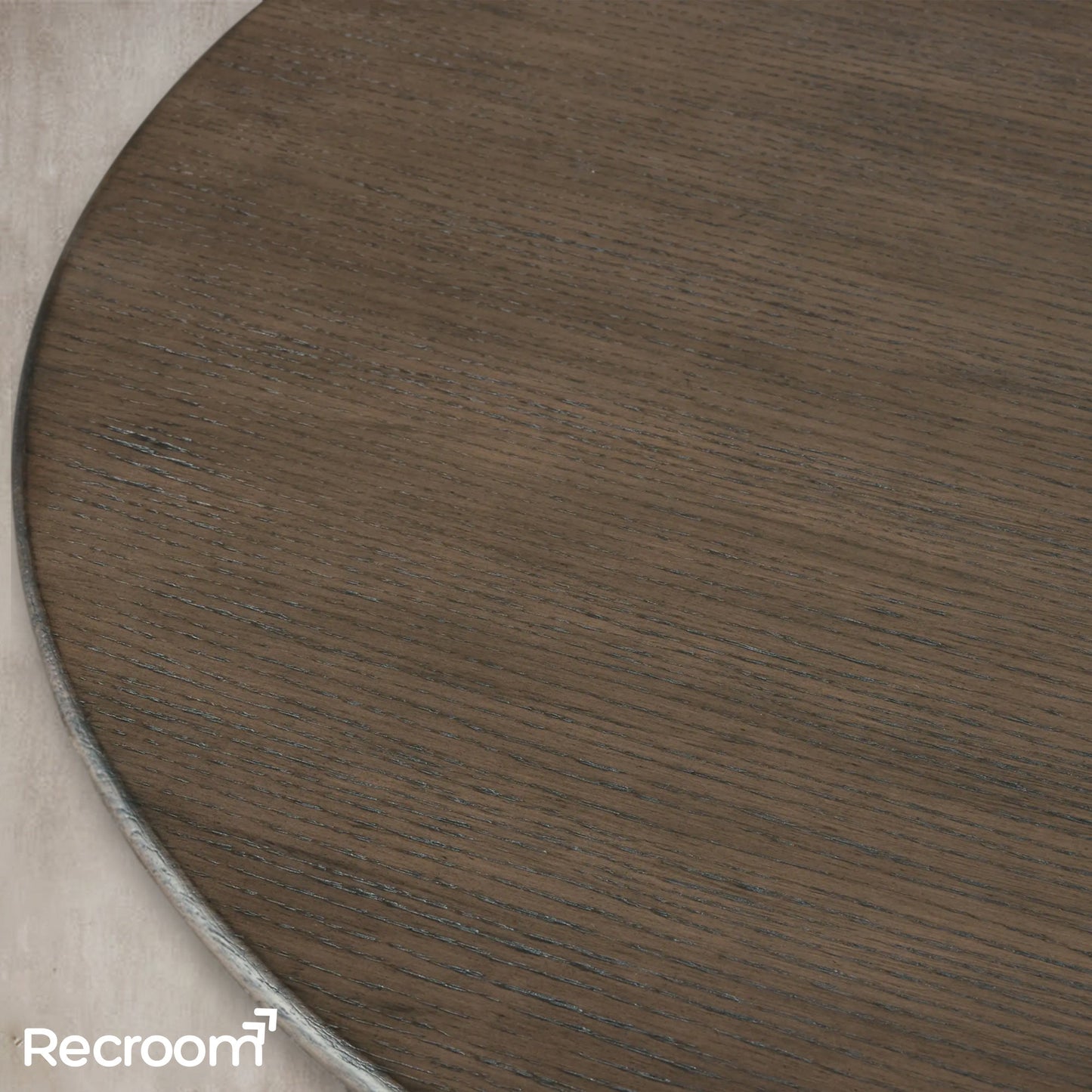 San Germani Round Wood Coffee Table with Rennes Base