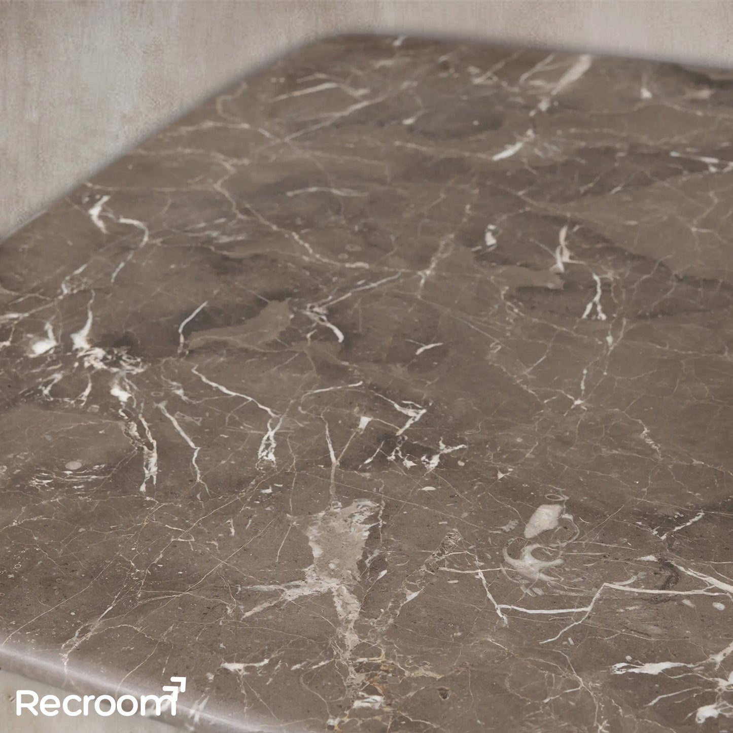 San Germani Coffee Table with Metal Dauphine Base