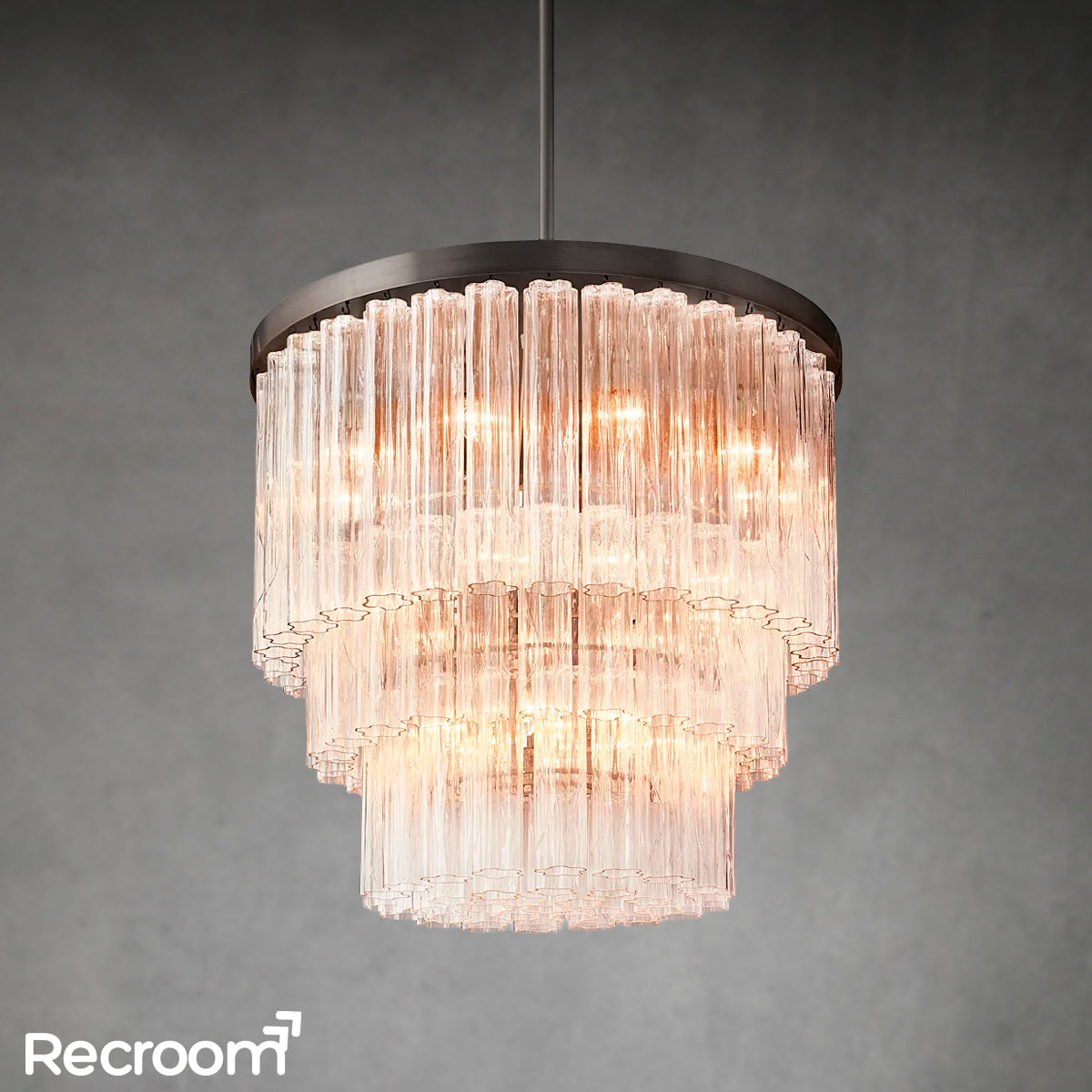 Cielloie Three Tier Round Chandelier 36"