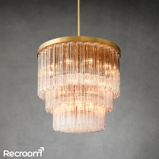 Cielloie Three Tier Round Chandelier 36"