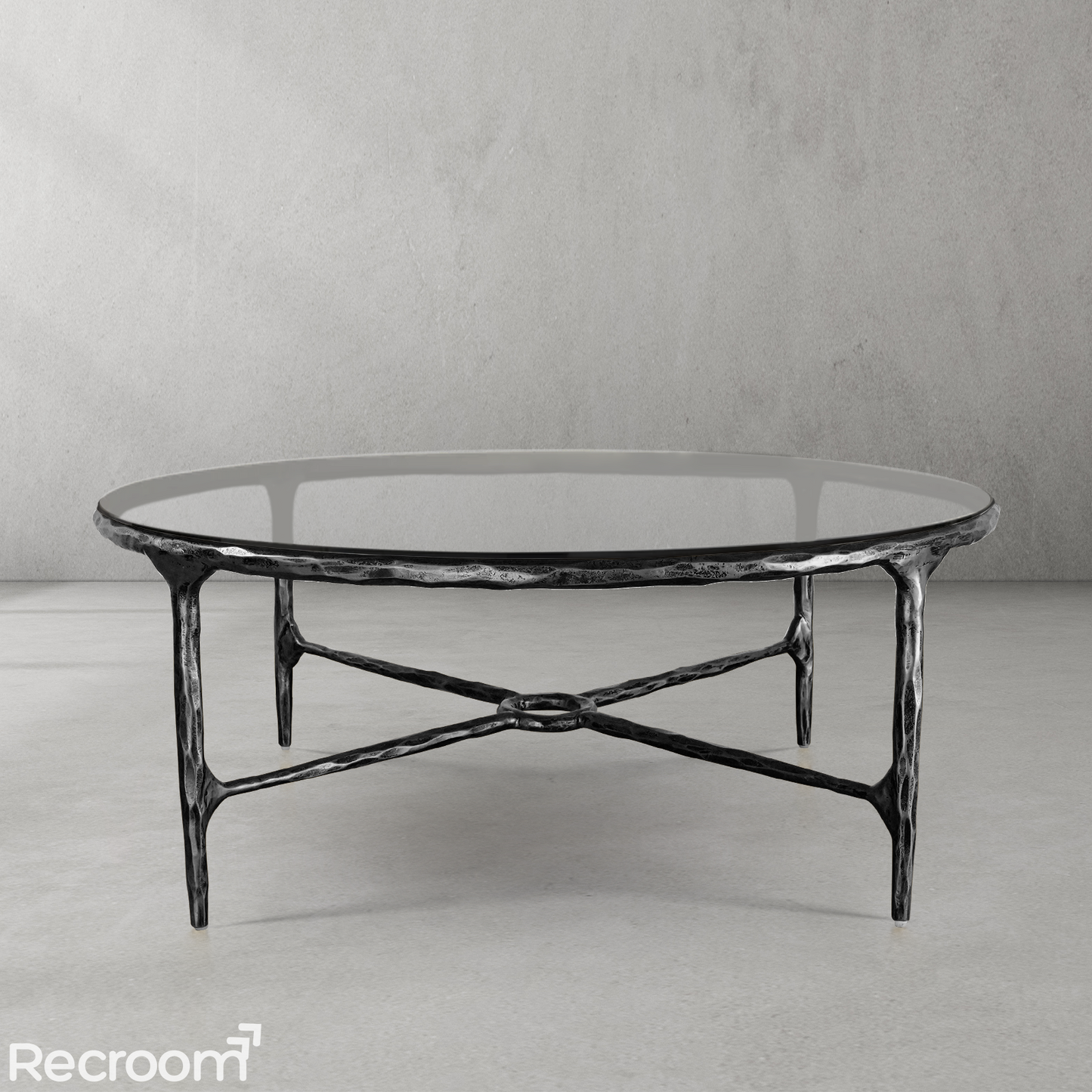 Thaddeo Glass Round Coffee Table 36" 55"