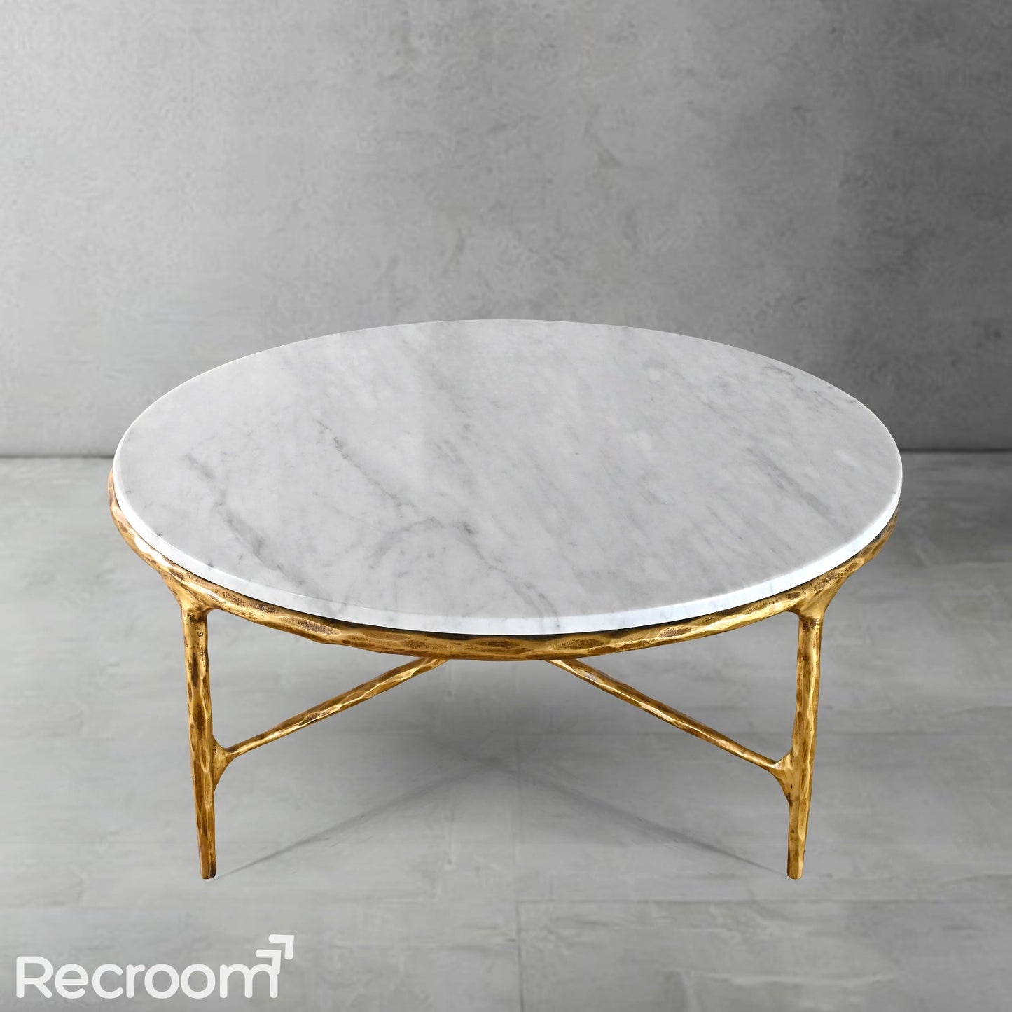 Thaddeo Marble Round Coffee Table Style O