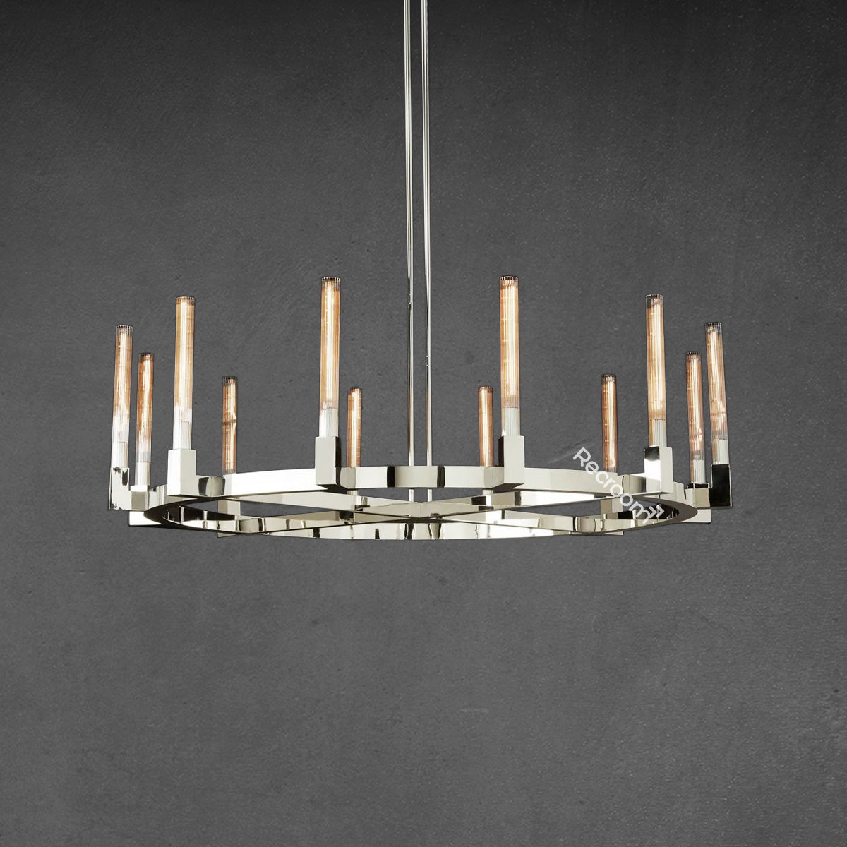 Cannel Round Chandelier 60"