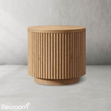 Muelho Wood Round Side Table