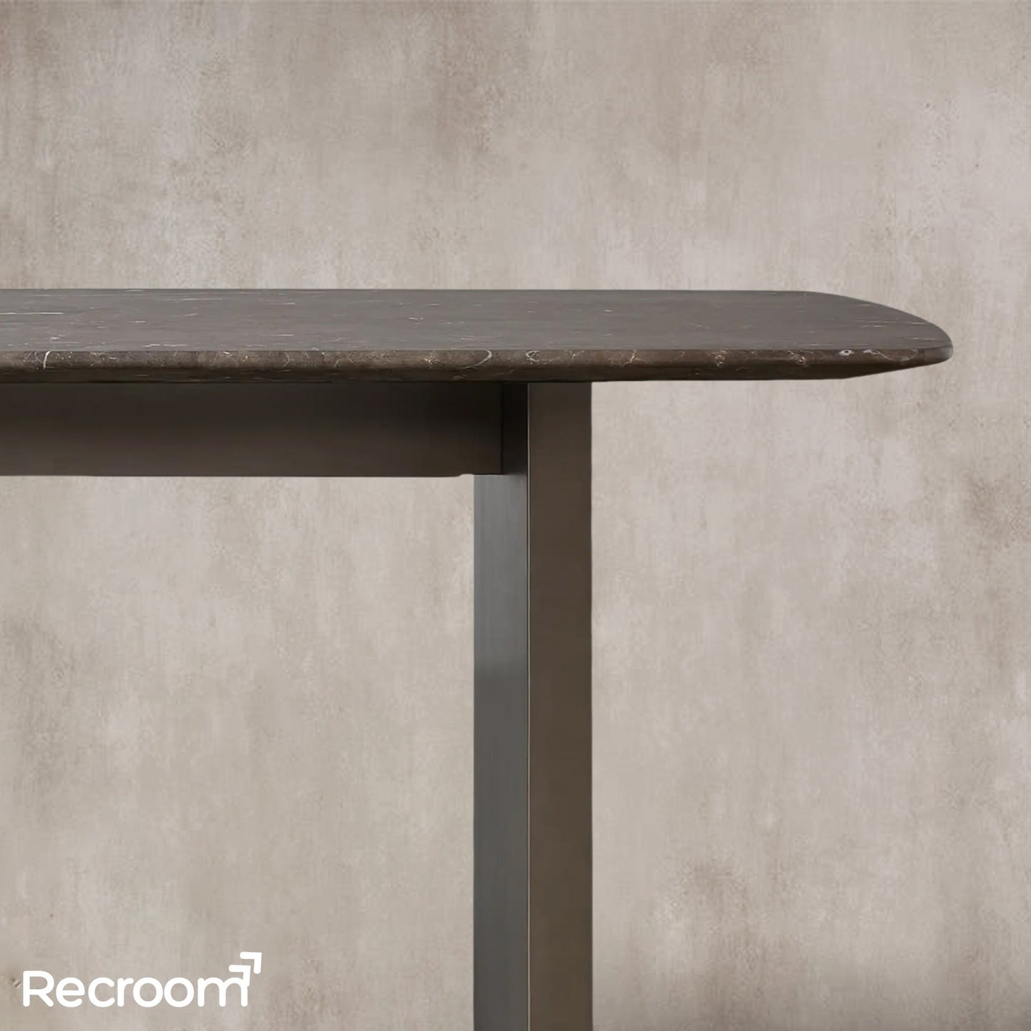 San Germani Stone Dining Table with Clement Base