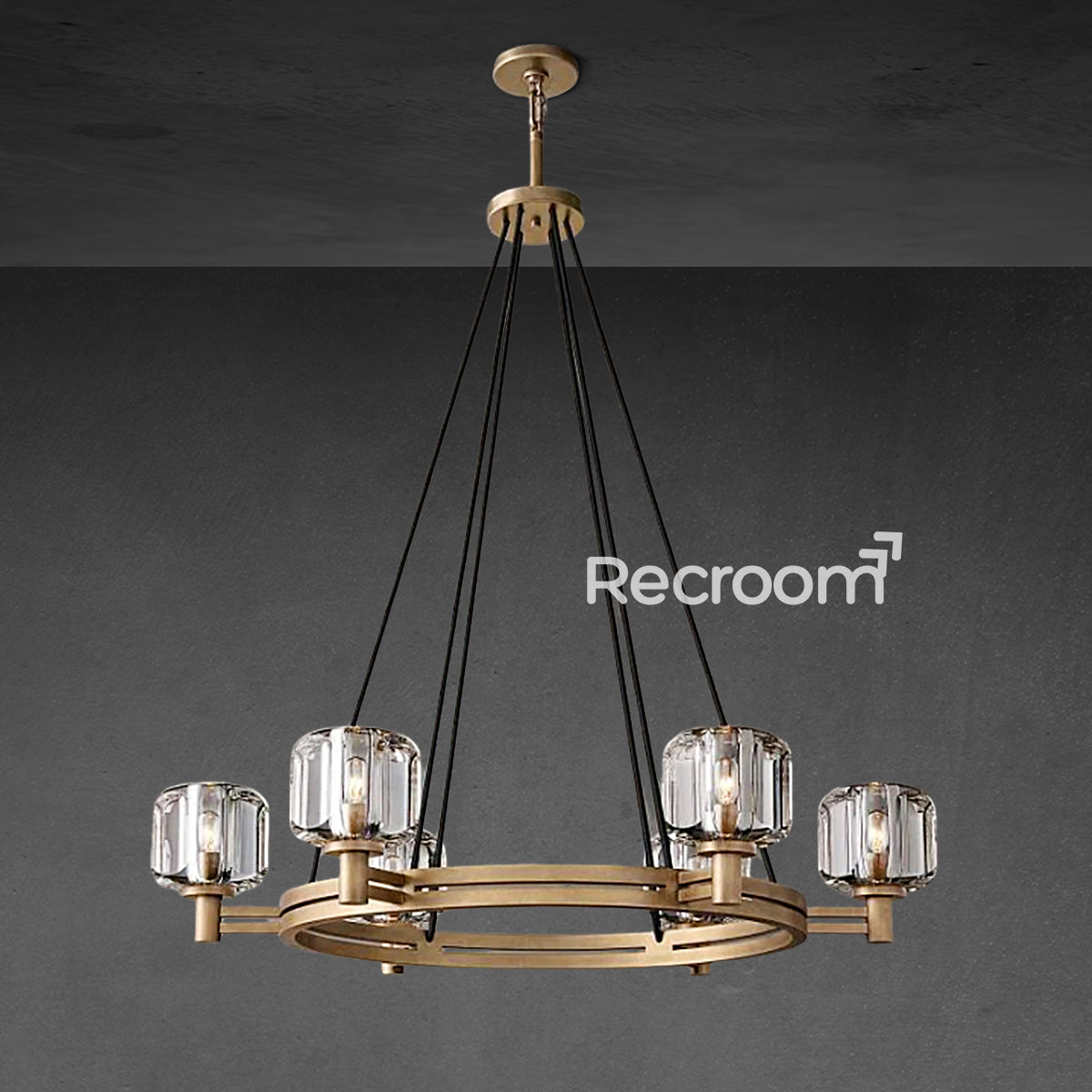 Demarat Round Chandelier 36"