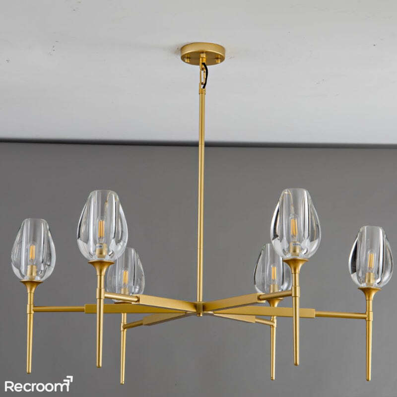 Tuilp Round Chandelier 42"
