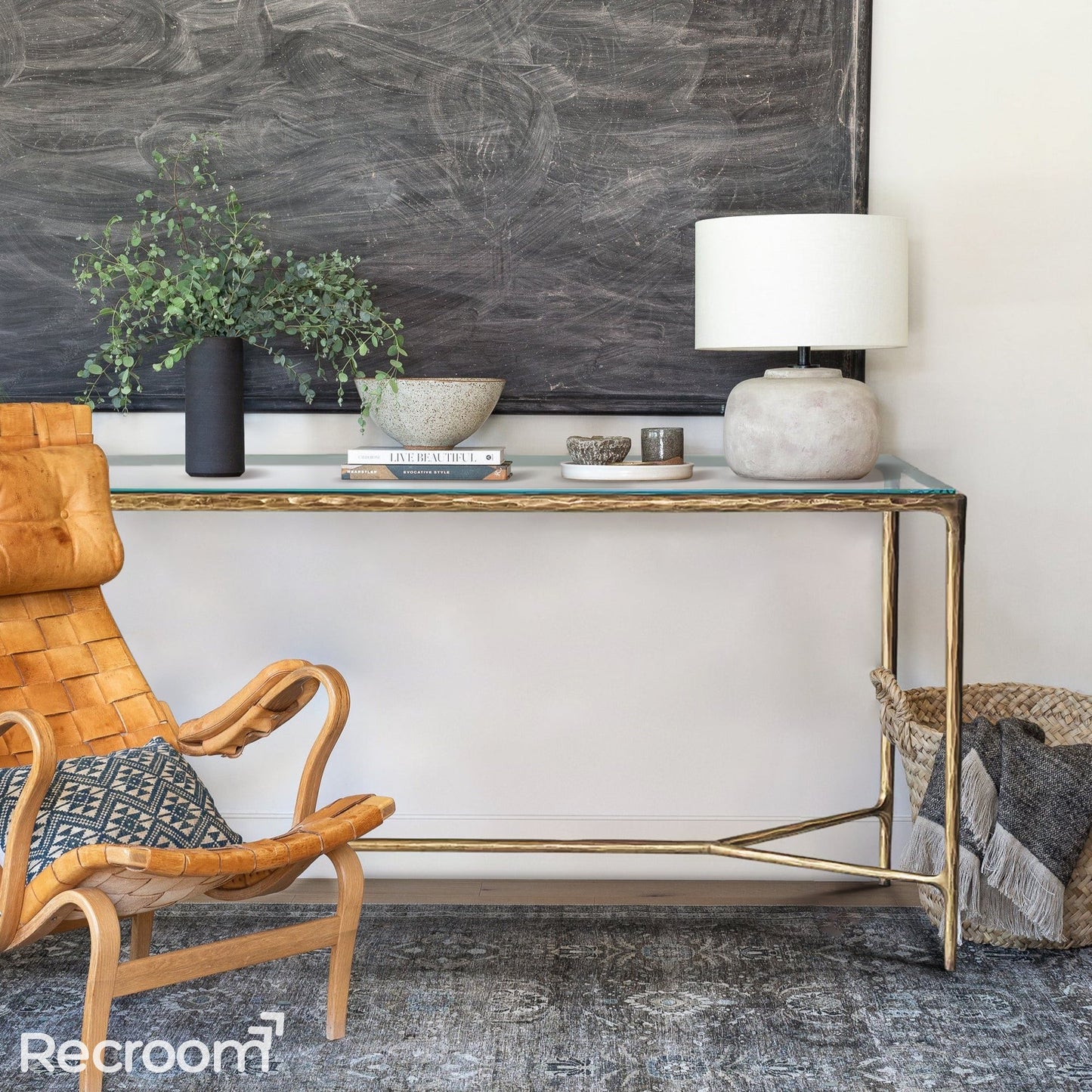 Thaddeo Marble And Grass Desk