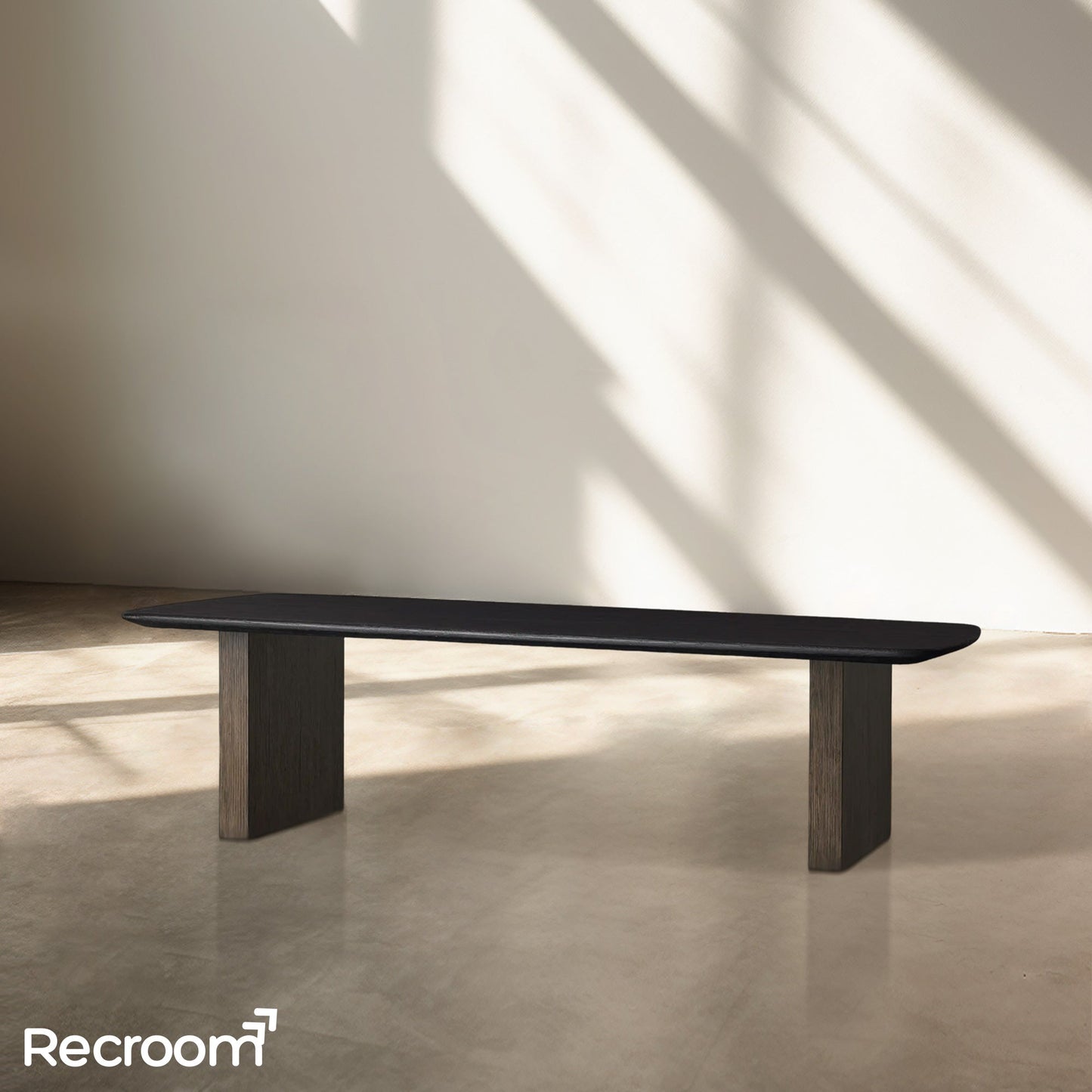 San Germani 72" Wood Coffee Table with Clement Base