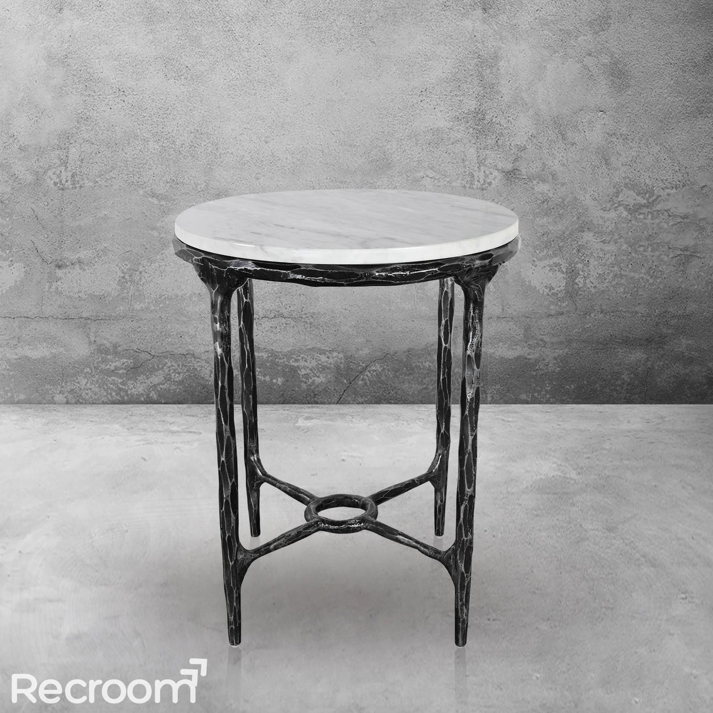 Thaddeo Round Marble Side Table 18" 22"