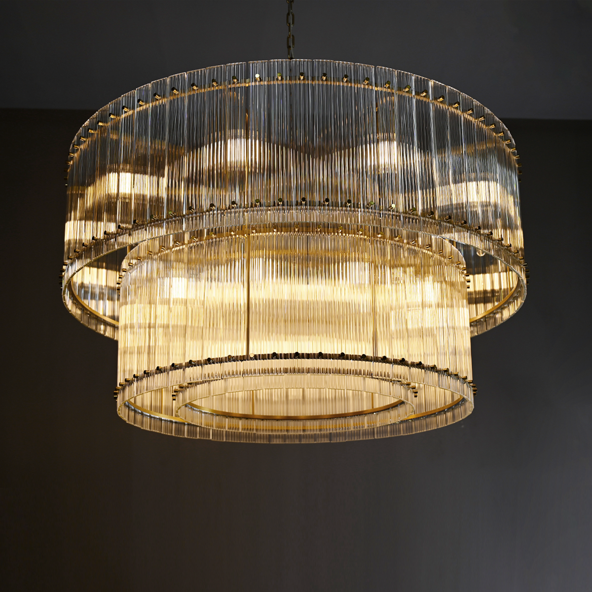 San Marcon Round Chandelier 22" 37" 48" 60"