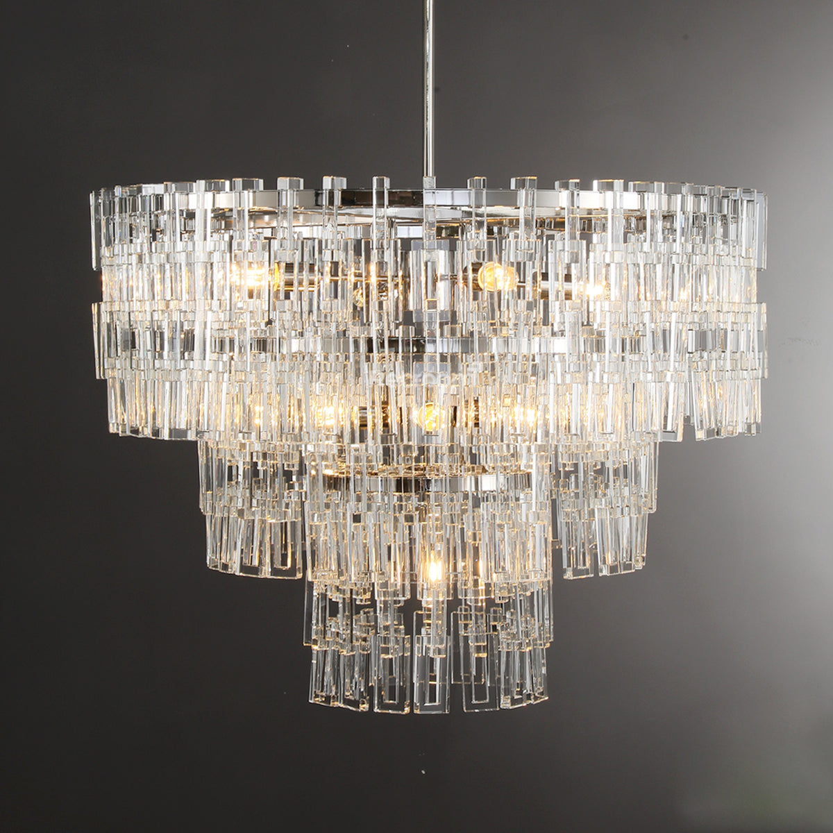Marige Tiered Round Chandelier 36“ 48” 60“