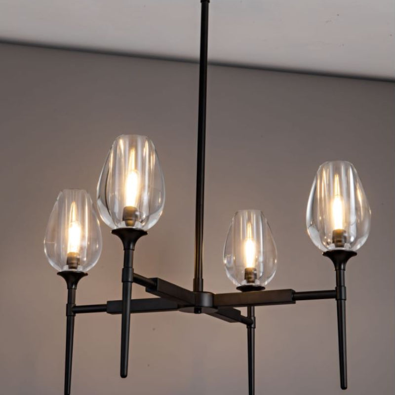 Tuilp Round Chandelier 27"