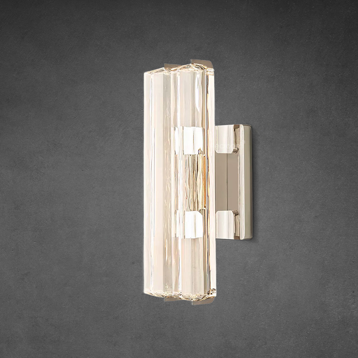 Auduben Crystal Double Sconce 15" 19" 25"