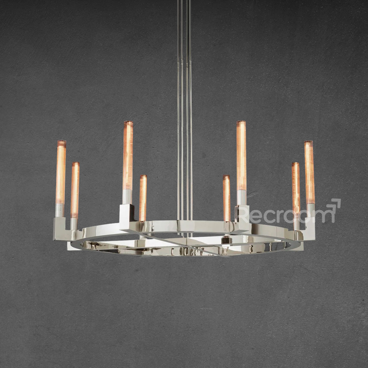 Cannel Round Chandelier 48"