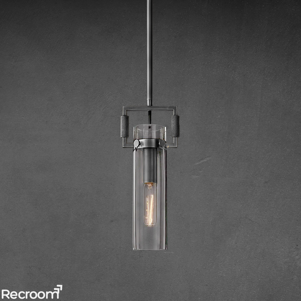 Machenist Glass Cylinder Pendant 12" 22"