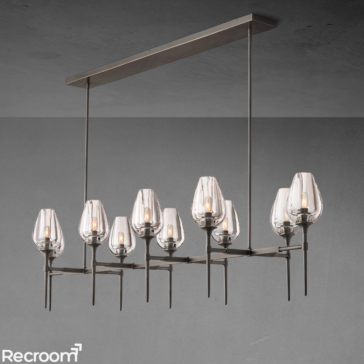 Tuilp Linear Chandelier 65"
